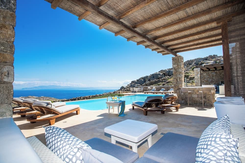 Aegean Sea View Residence with Pool Access